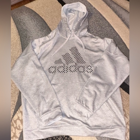 Men’s Adidas Hoodie – Size XL, Silver Color, Like New Condition​​​​​​​​​​ - Picture 2 of 5